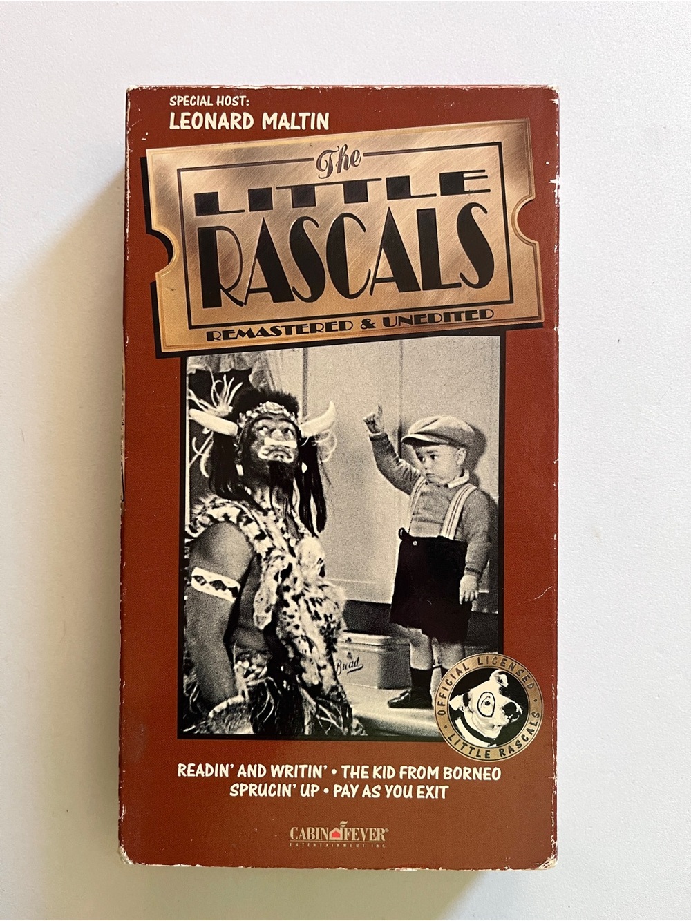 The Little Rascals Remastered & Unedited - Brown Collectible VHS